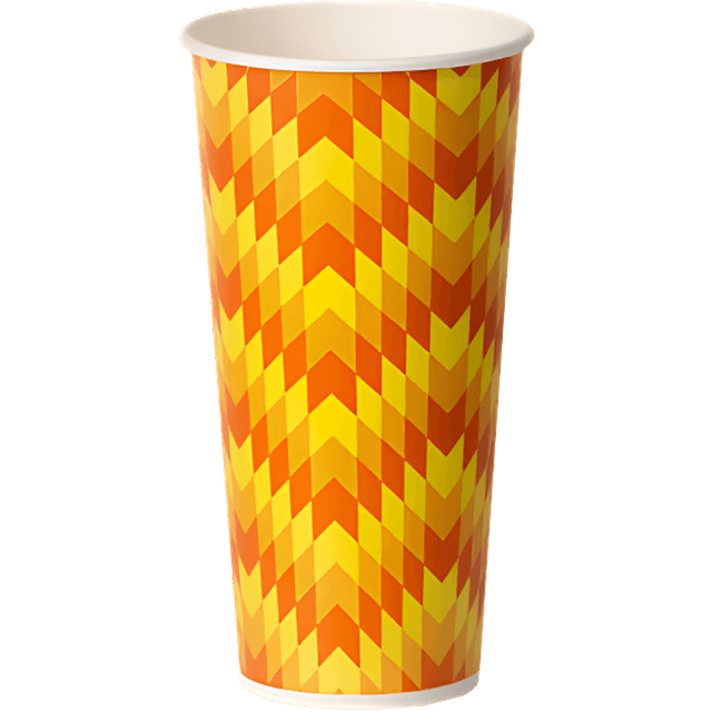 Стакан бумажный 500 мл Зиг-Заг ХН D-90 мм