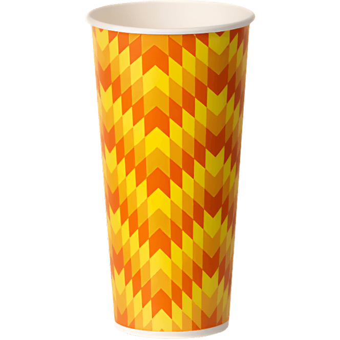 Стакан бумажный 500 мл Зиг-Заг ХН D-90 мм