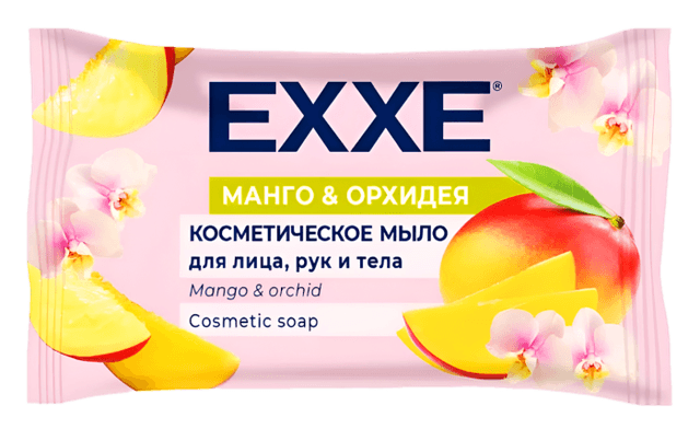 Косметическое мыло 75 гр "EXXE" Манго и орхидея