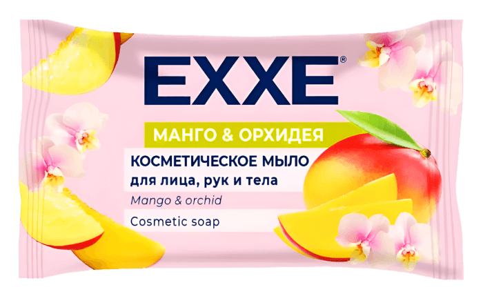 Косметическое мыло 75 гр "EXXE" Манго и орхидея