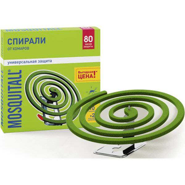 Спирали от комаров Mosquitall (15 шт.упак)