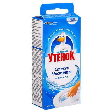Туалетный Утенок Стикер чистоты
