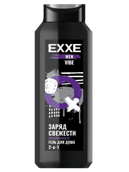 Гель для душа 400 мл "EXXE" MEN 2в1 Увлажняющий VIBE