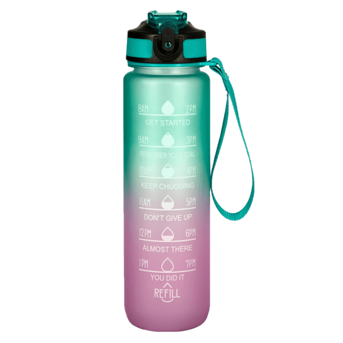 Бутылка для воды, 1 л, Refill, 28.5 х 7 см