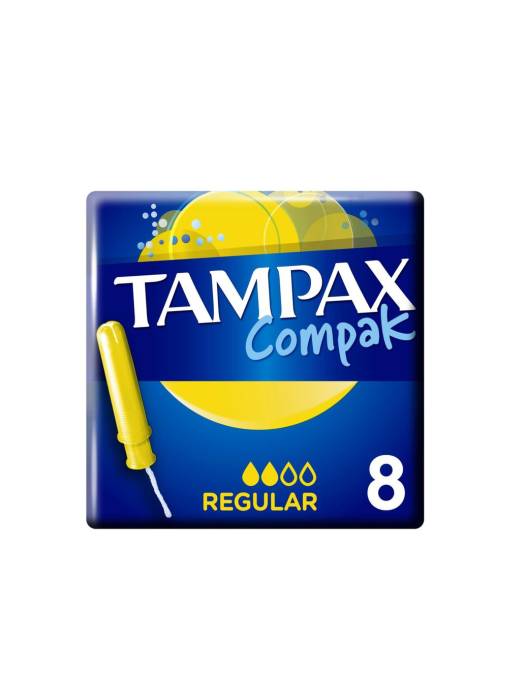 Тампоны "Tampax Compak" с апликатором Regular Singl (8 шт.упак)