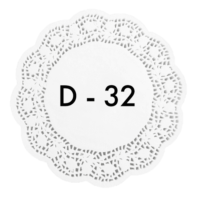 Ажурные салфетки D-32 см (250 шт.упак)