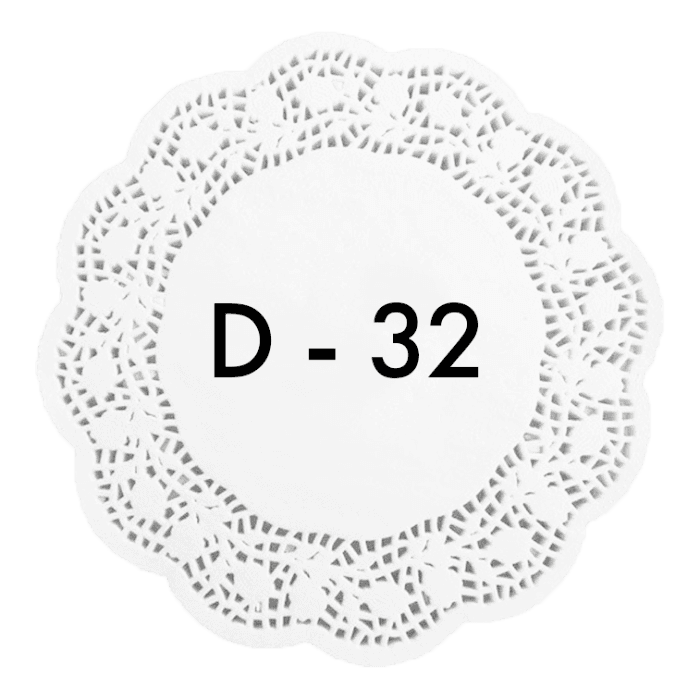 Ажурные салфетки D-32 см (250 шт.упак)