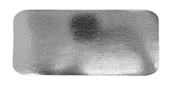 Касалетка 940 мл 221*117*54 мм алюминевая + крышка КОМПЛЕКТ