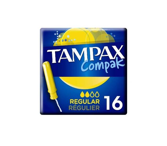 Тампоны "Tampax Compak" с апликатором Regular (16 шт.упак)