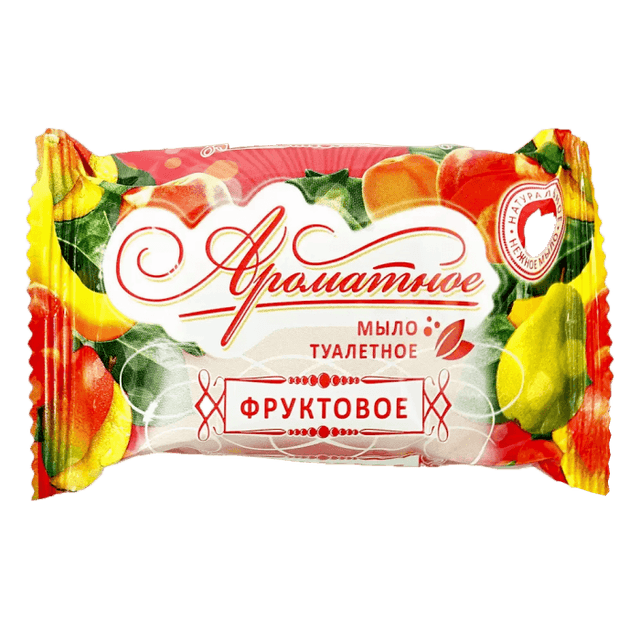 Мыло кусковое 100 г туалетное "АРОМАТНОЕ", Фруктовое