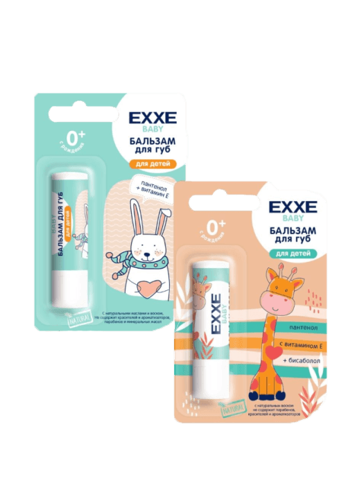 Бальзам для губ "EXXE" Baby для детей серия 0+ , стик 4,2 г