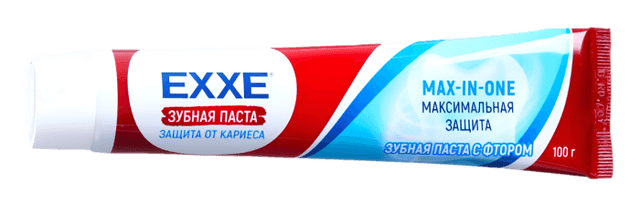 Зубная паста 100 гр EXXE Максимальная защита от кариеса Max-in-one