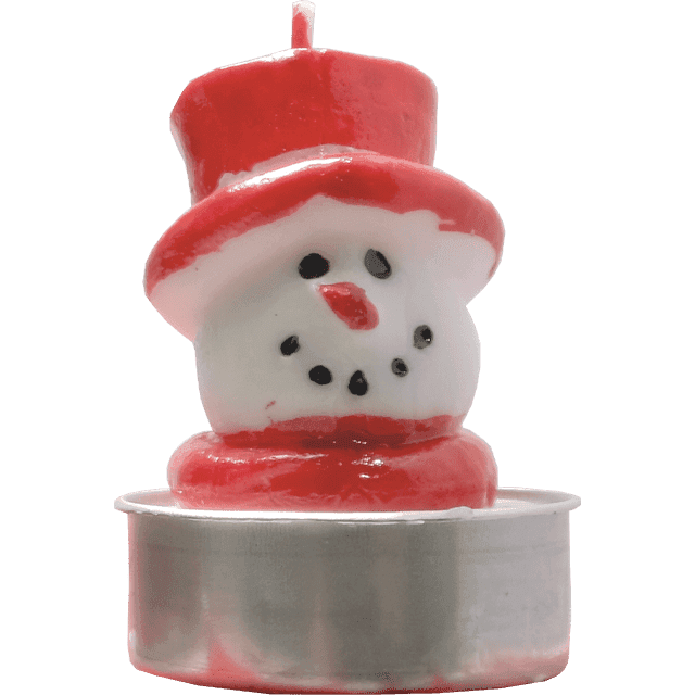 Свечи восковые НГ, фигурка в гильзе