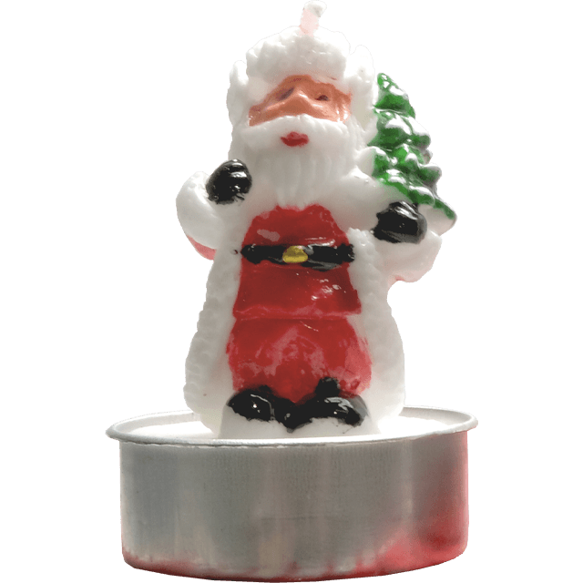 Свечи восковые НГ, фигурка в гильзе