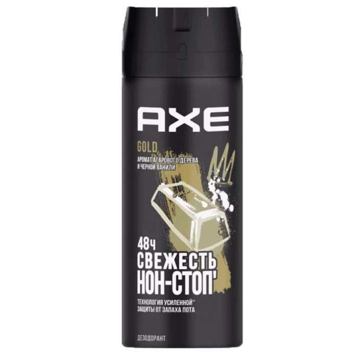 Дезодорант спрей 150 мл "Axe" МУЖСКОЙ аэрозоль, Голд