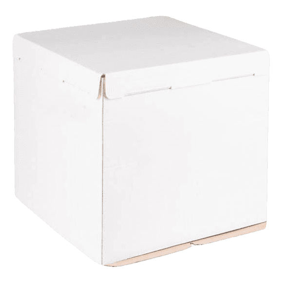 Короб картонный для десертов/тортница 600*400*210 мм БЕЛЫЙ Pasticciere
