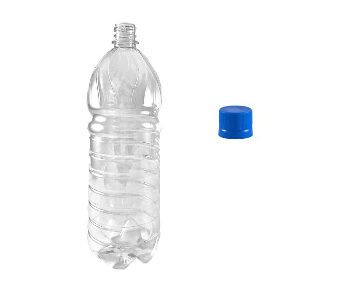 ПЭТ бутылка 1,5 л/1,45 л б/ц ОПТИМА + крышка 1-компонент. КОМПЛЕКТ