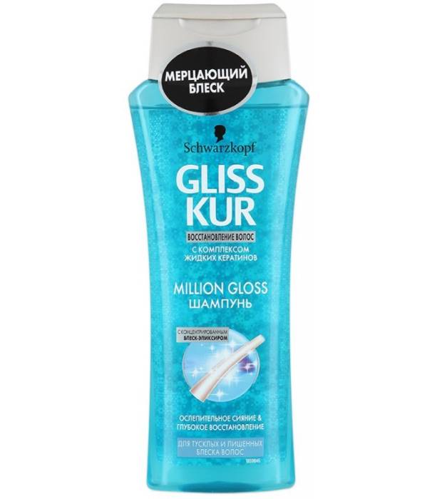 Бальзам для волос 200 мл "GLISS KUR", Million Gloss