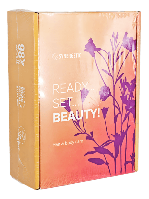 Подарочный набор Мыло жидкое 380 мл + крем для рук и тела 380 мл SYNERGETIC Beauty Set 2.3