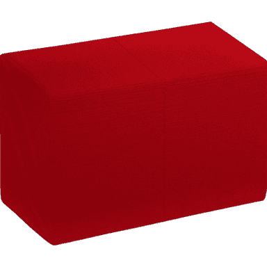 Салфетка бумажная Биг Пак КРАСНАЯ 24*24 (400 лист.пач)