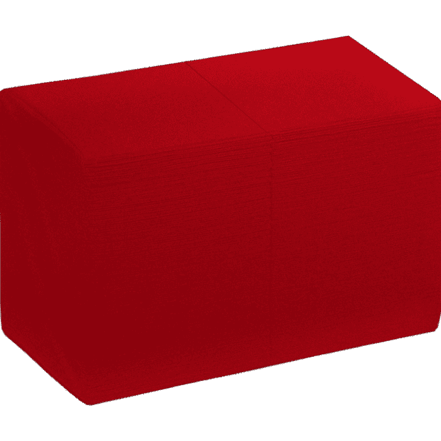 Салфетка бумажная Биг Пак КРАСНАЯ 24*24 (400 лист.пач)