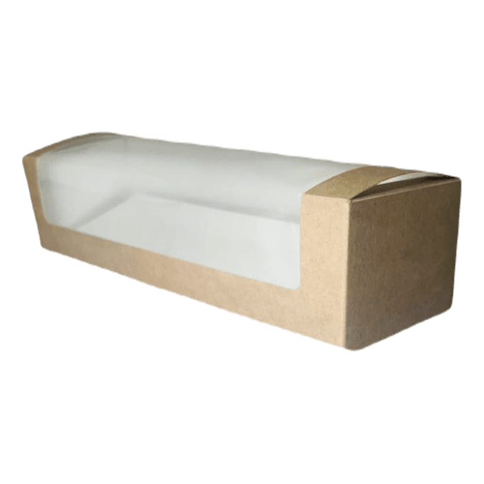 Упаковка бумажная OSQ BAGUETTE BOX 260*80*60 мм, Крафт ECO