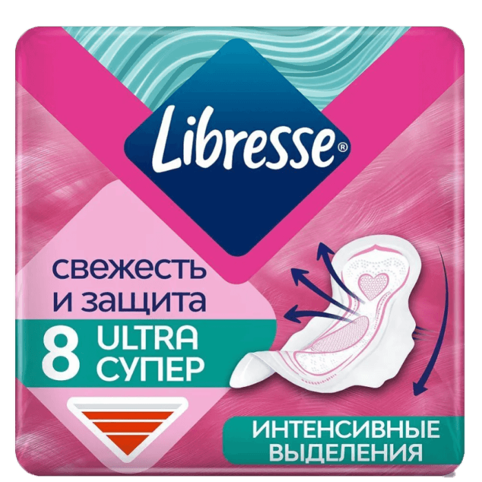 Прокладки "Libresse" ультра Супер (8 шт.упак)