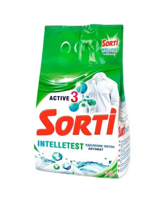 Стиральный порошок 2,4 кг "Sorti" автомат, Intelletest