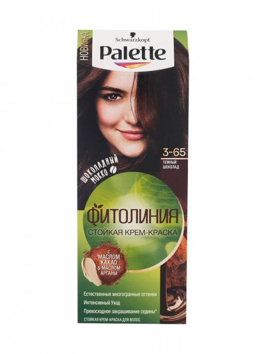 Крем-краска для волос "Palette" ФИТОЛИНИЯ, 3-65 Темный шоколад