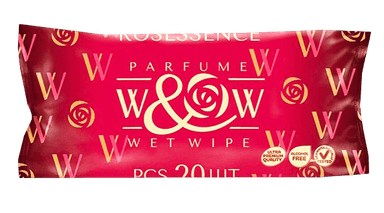 Салфетка влажная 20 шт. "W&W" Rosessence (20 салф.шт)