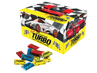 Жевательная резинка TURBO 4,5 г (100 шт.упак)