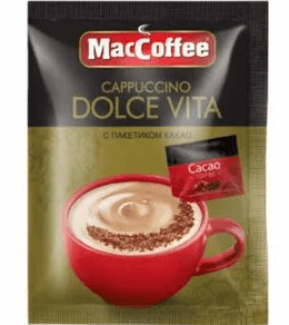 Кофе Капучино 24 гр "MacCoffee" Dolce Vita (20 шт.упак)