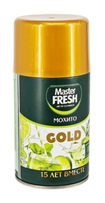 Освежитель воздуха 250 мл "Master FRESH GOLD" сменный баллон, Мохито