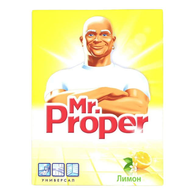 Чистящее средство 400 гр "Mr.Proper" для твердых поверхностей, Лимон