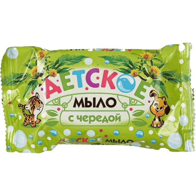 Мыло кусковое 100 г туалетное "Детское" ЧЕРЕДА