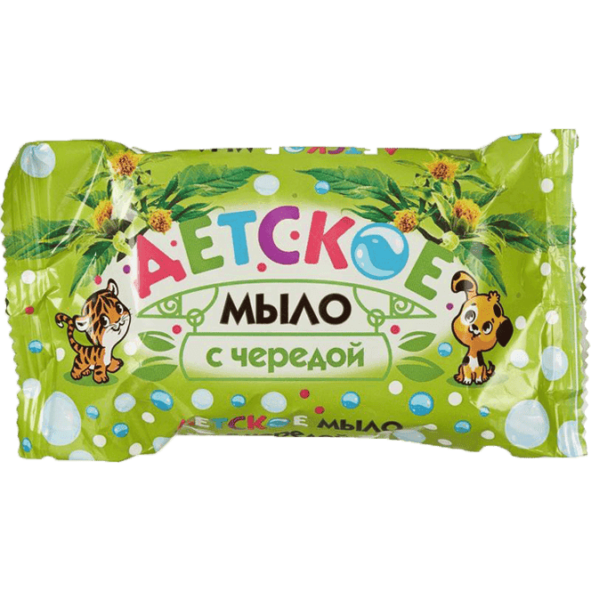Мыло кусковое 100 г туалетное "Детское" ЧЕРЕДА