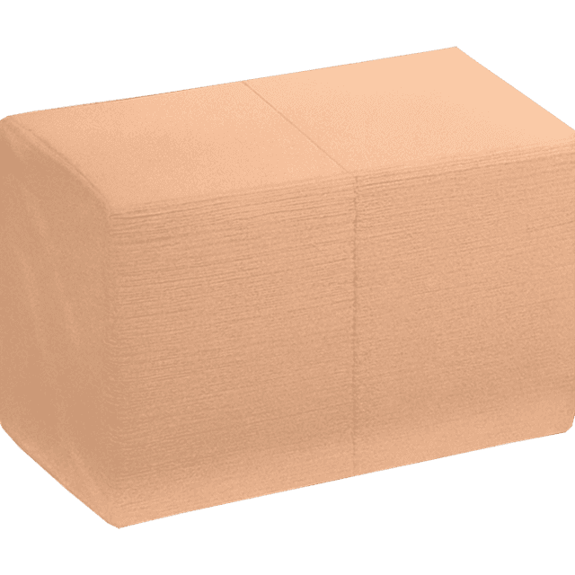 Салфетка бумажная Биг Пак ПАСТЕЛЬ 24*24 (400 лист.пач), Персиковый