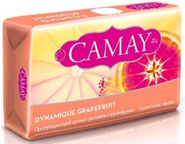 Мыло кусковое 85 г туалетное "Camay", Динамик