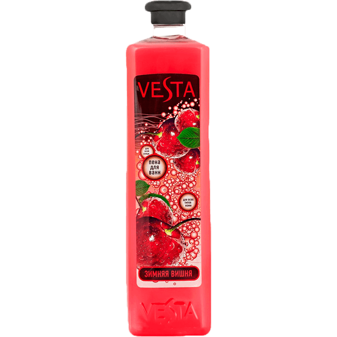 Пена для ванн 1000 мл "Vesta", Зимняя вишня