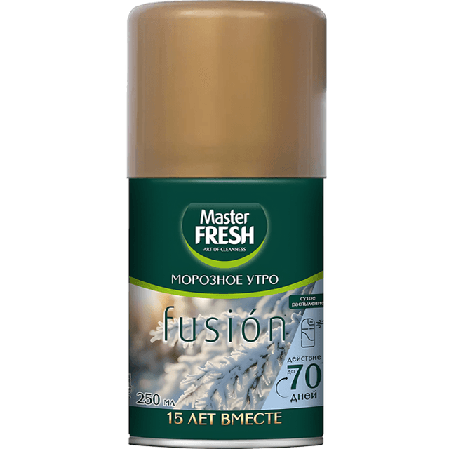Освежитель воздуха 250 мл "Master FRESH GOLD" сменный баллон, Морозное утро