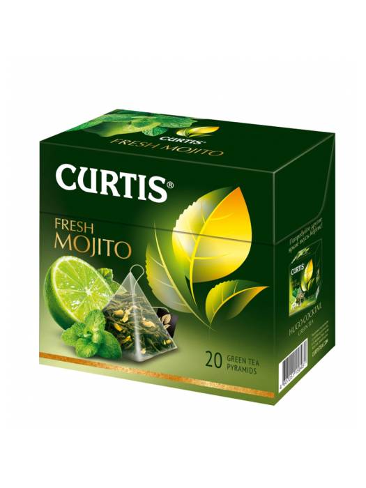 Чай 20 пакетиков, "Curtis", Fresh Mojito зеленый 16524