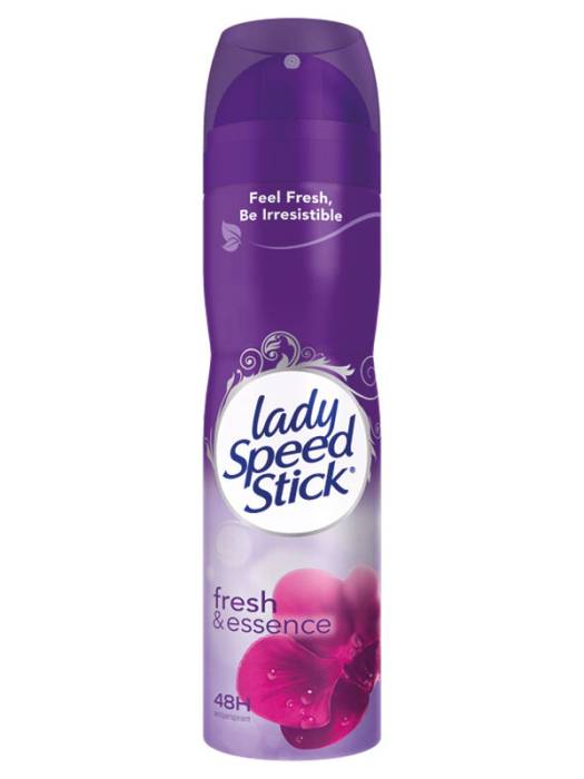 Дезодорант спрей 150 мл "Lady speed stick" ЖЕНСКИЙ, Fresh & essence/Черная орхидея