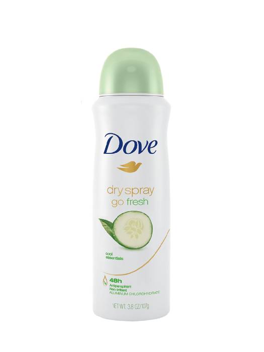 Дезодорант спрей 150 мл "Dove" ЖЕНСКИЙ, Go fresh/Прикосновение свежести (зеленый чай и огурец)