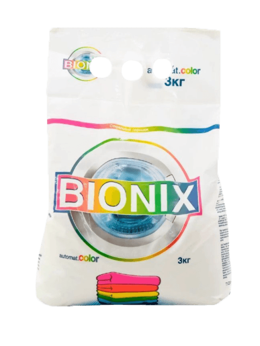 Стиральный порошок 3 кг "BIONIX" автомат, колор