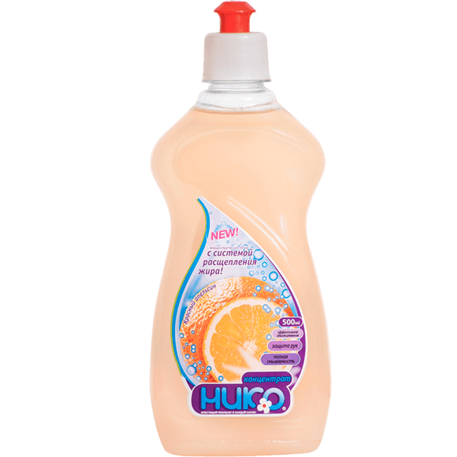 Средство для мытья посуды 500 мл НИКО-Лайт, Апельсин