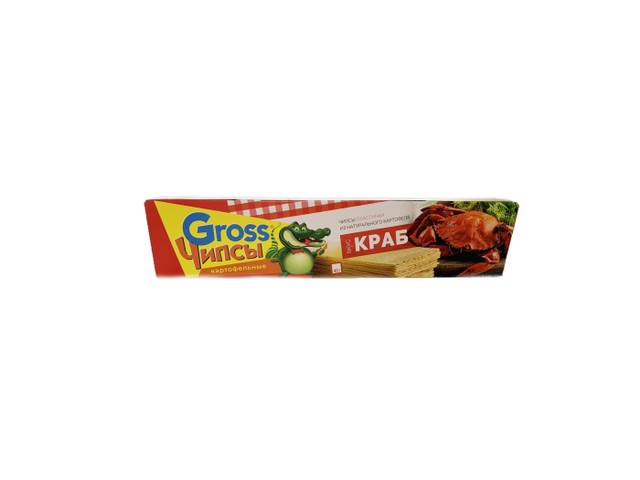 Чипсы "Gross" 40 г, Краб