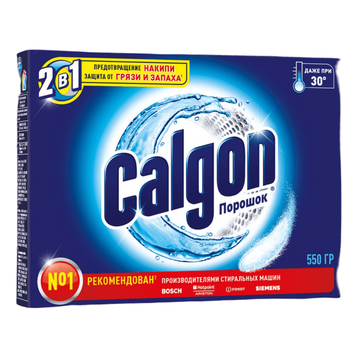 Средство от накипи 550 г "Calgon" для стиральных машин 2в1 порошок