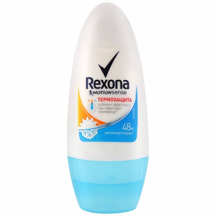 Дезодорант шариковый 50 мл "Rexona" ЖЕНСКИЙ, Термозащита