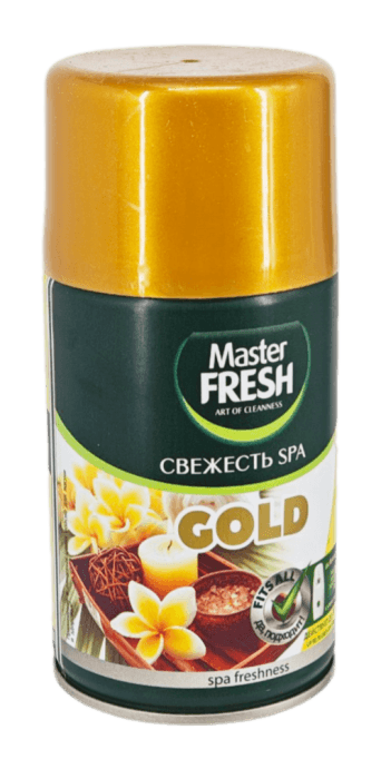 Освежитель воздуха 250 мл "Master FRESH GOLD" сменный баллон, Свежесть спа