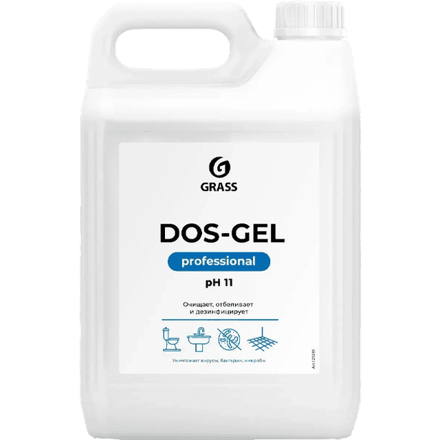 Универсальный чистящий гель 5,3 кг DOS GEL GRASS